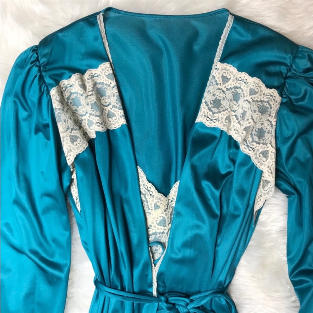 Pinehurst Vintage Gown & Robe Set.NWOT-Sz Medium - Picture 9 of 11
